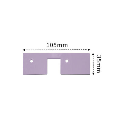 산업용 전자 열 절연 실리콘 CPU 패드 0.5mm-15mm 두께