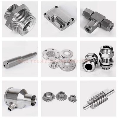 정밀 CNC 회전 부품 알루미늄 스테인리스 스틸 재료 ±0.005mm 허용량 가공 서비스