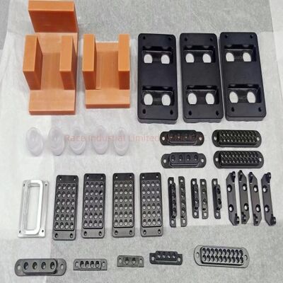 정밀도 CNC 기계로 가공 부속 Ra0.2 Ra3.2 표면 거칠기 양극 처리된 주문을 받아서 만들어진 성분