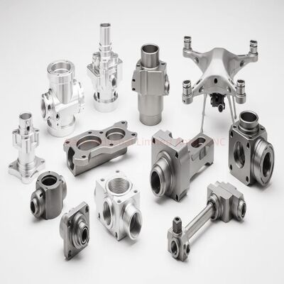 정밀 CNC 가공 부품 0.03 표면 거칠성 및 사용자 정의 크기의 애노이드 표면